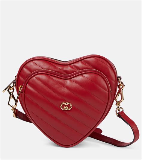 gucci bag with heart|Gucci interlocking bag small.